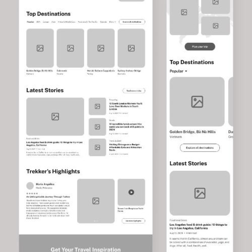 Website Wireframe Design Website Wireframe Design